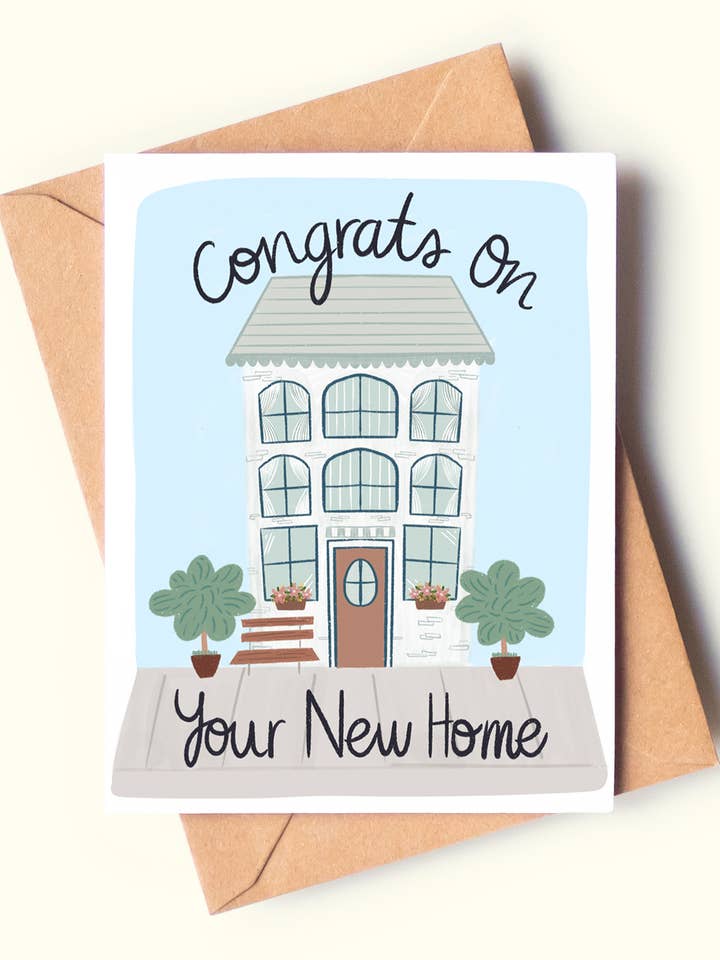 New Home Grußkarte für den Großhandel von Lau Monart