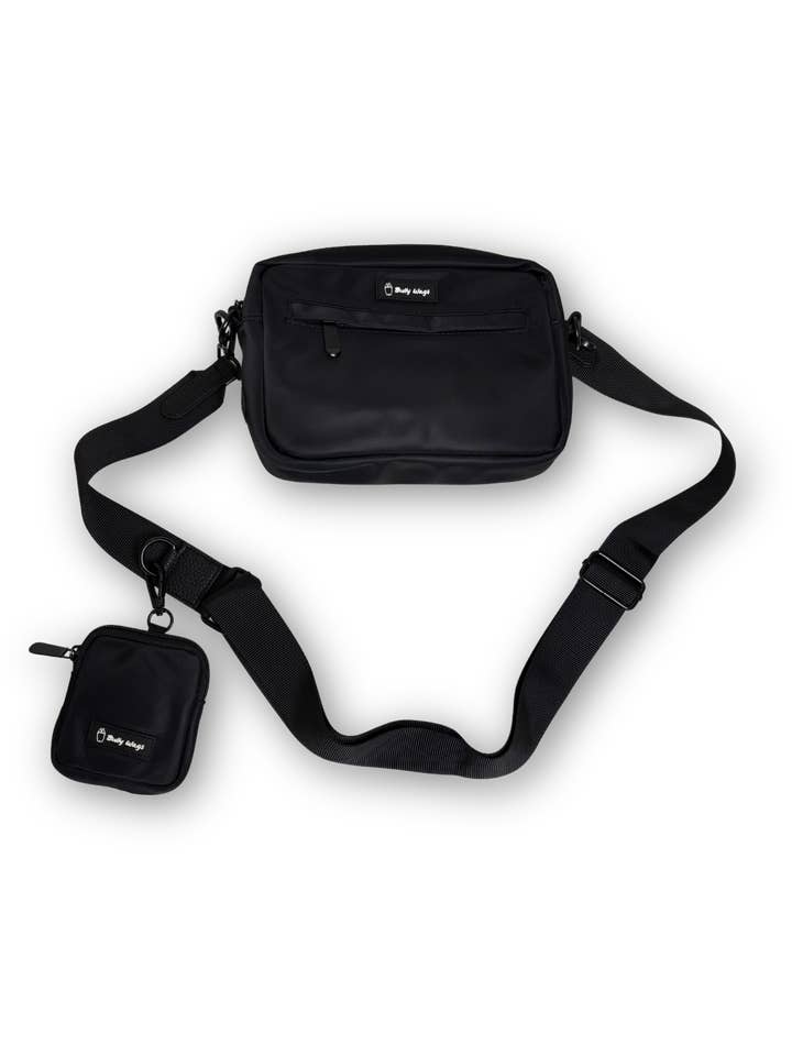 Crossbody Dog Walking Bag with Treat Pouch for wholesale by Bully Wags