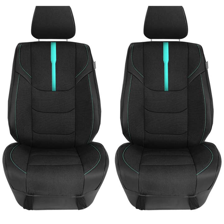 Ultra Sleek Car Seat Cushions - Front Set Mint for wholesale by FH GROUP