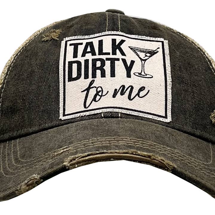 Vintage Life - Vente Casquette de camionneur – unisexe - Casquette de baseball Talk Dirty To Me - Unisexe0