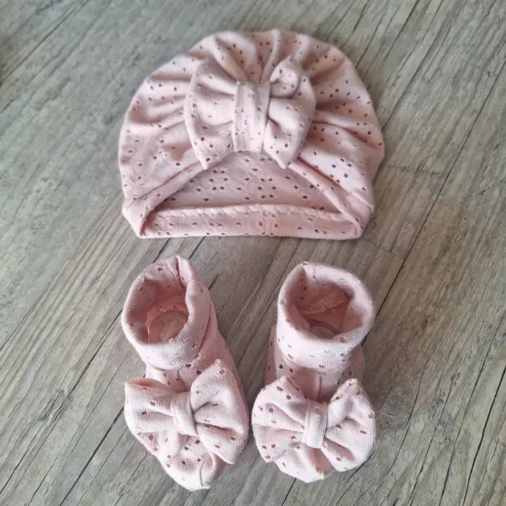 Ensemble Nœud Bébé Jersey Ajouré Oeko-Tex pour la vente par La Fabrique À DeDeuh