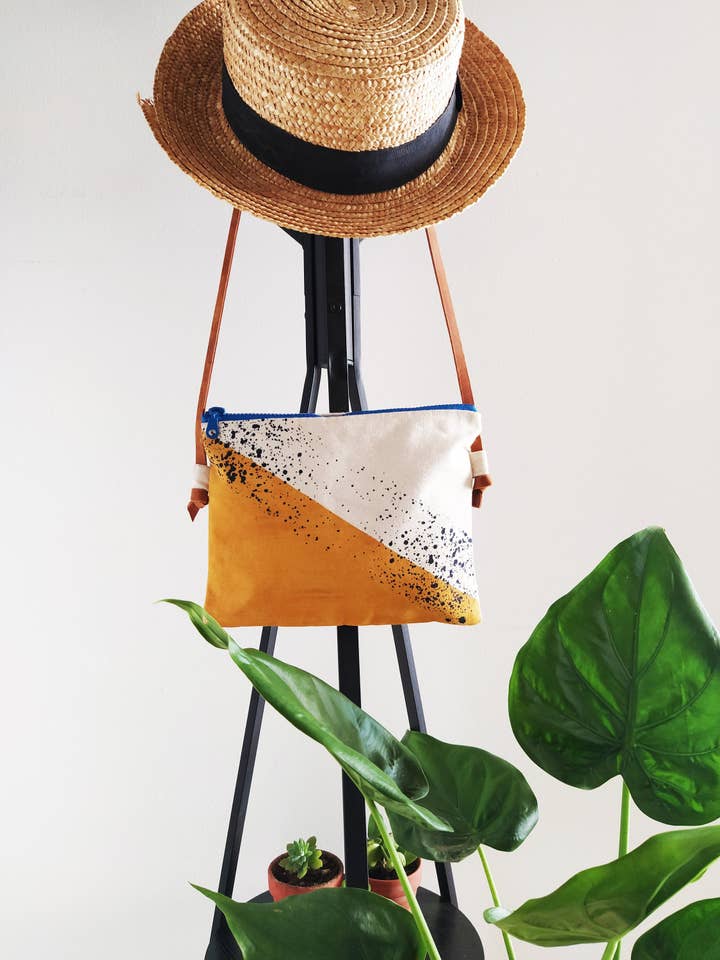 Handprinted Canvas Bag for wholesale by The Ink Job