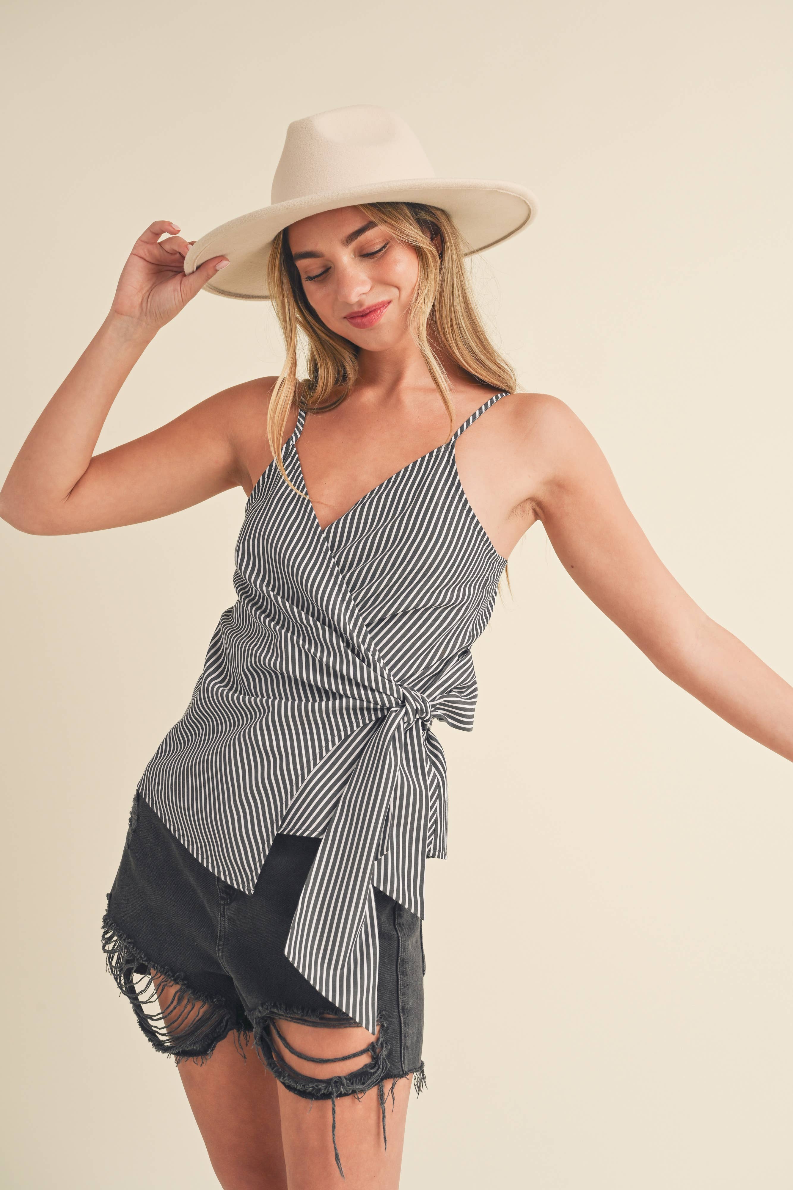 AEMI + CO - Wholesale Blouse - Women's - 8237BD Salley Wrap Top27