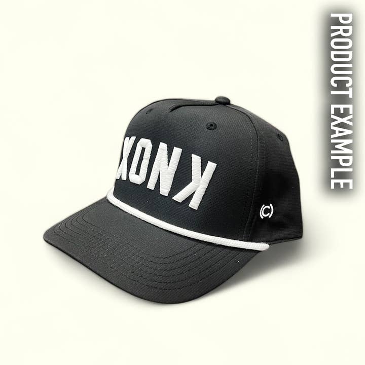 Codeword - Wholesale Baseball Cap - Unisex - The Upside Down Rope Hat - Customizable