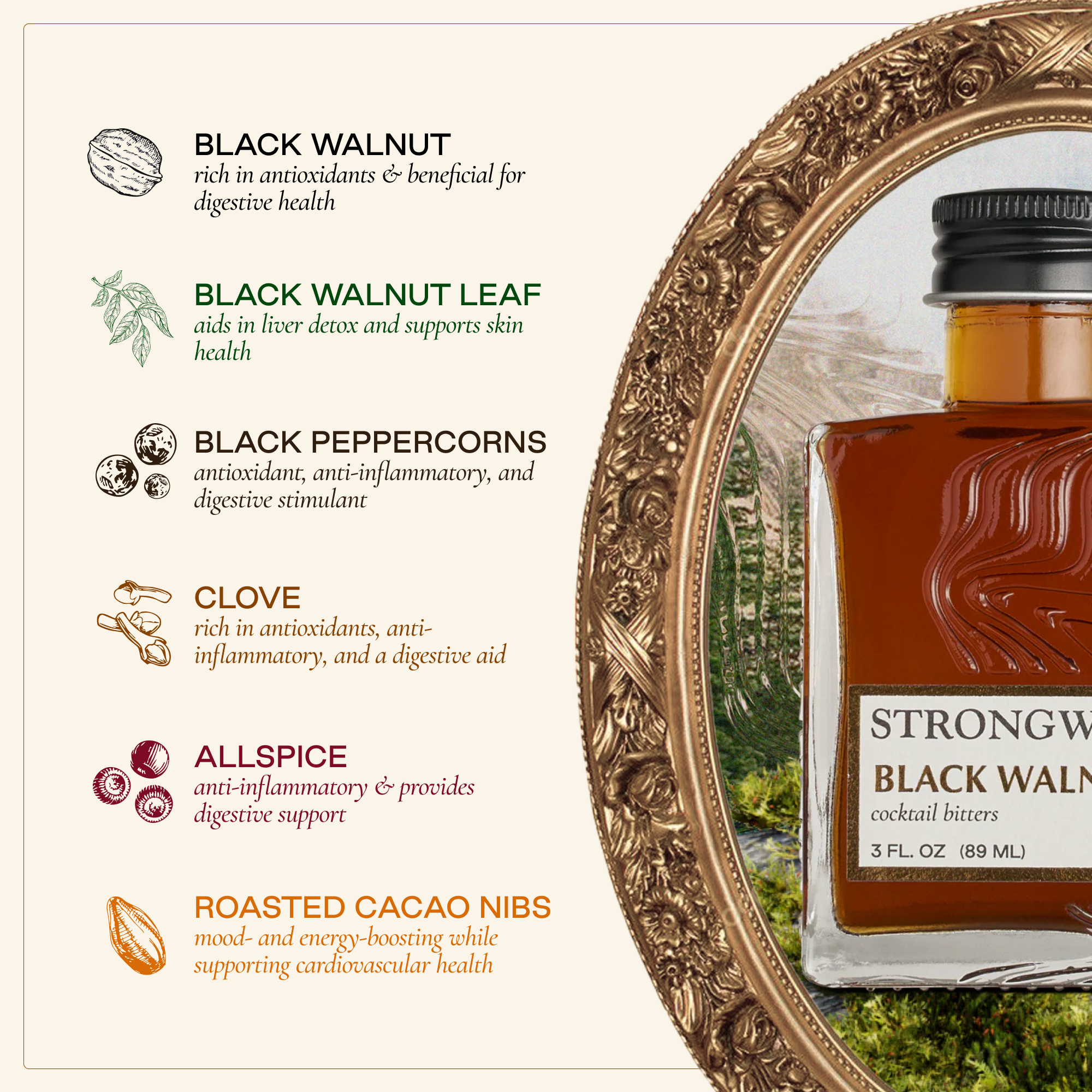 Strongwater - Vendita all'ingrosso Bitter - Amari al Noce Nero6