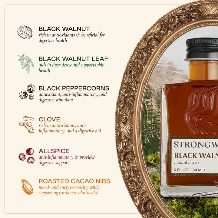 Strongwater - Wholesale Bitters - Black Walnut Bitters6