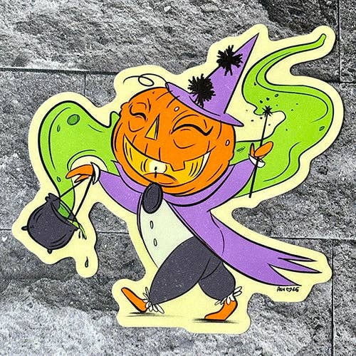 Adesivo Festaiolo di Zucca per la vendita all'ingrosso da parte di Ash Evans