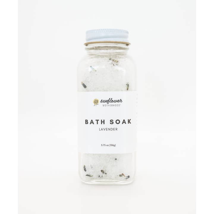 Sunflower Motherhood - Wholesale Bath Soak/Milk - Bath Soak | Relaxing Mama Lavender Epsom Bath Soak1