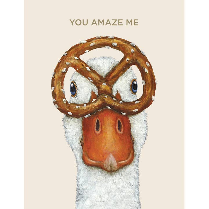 Hester & Cook - Stationery - Wholesale Everyday Greeting Card - Amazing Duck Card