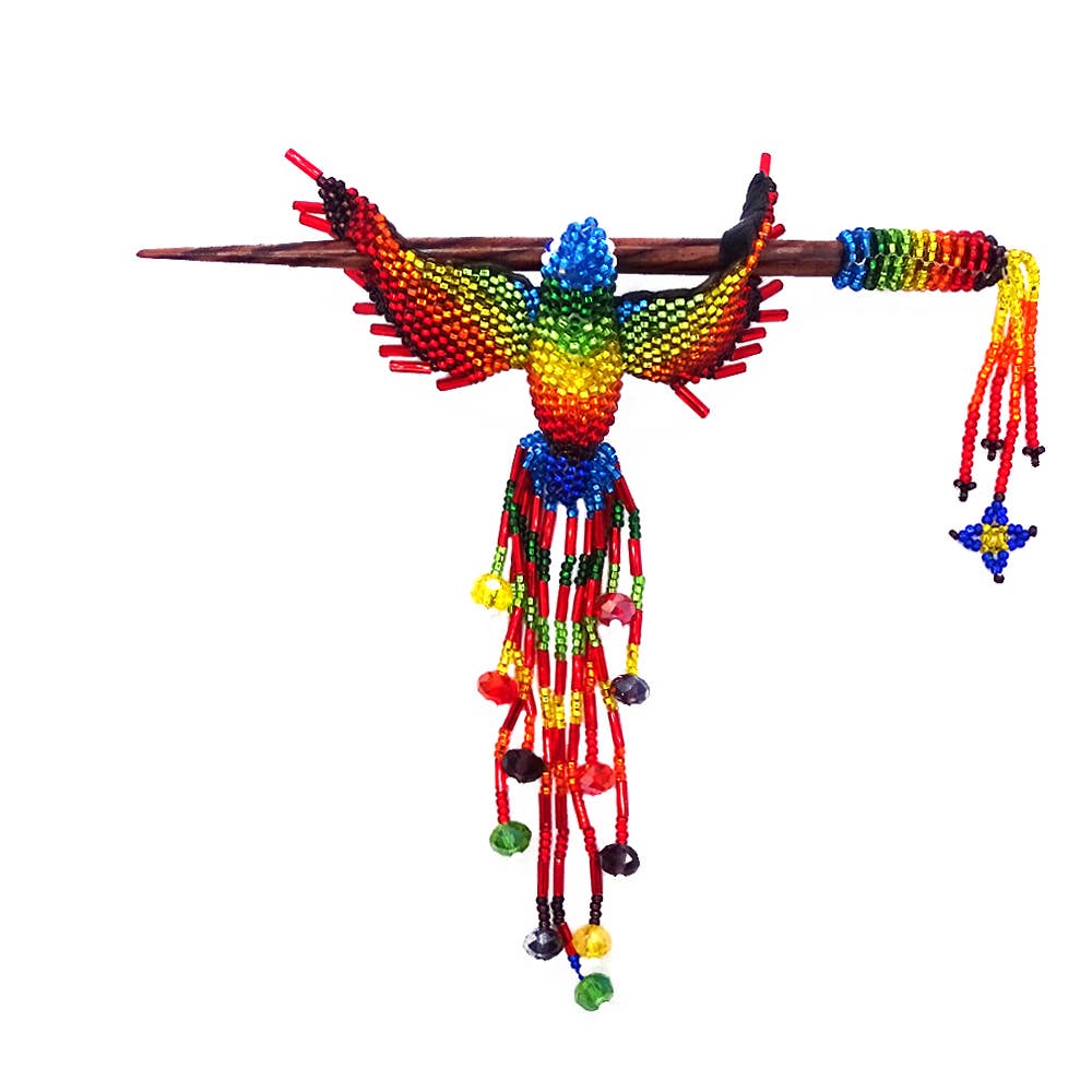 Pichincha - Vente Barrette – femme - Barrette à cheveux en forme de graine de colibri perlée4