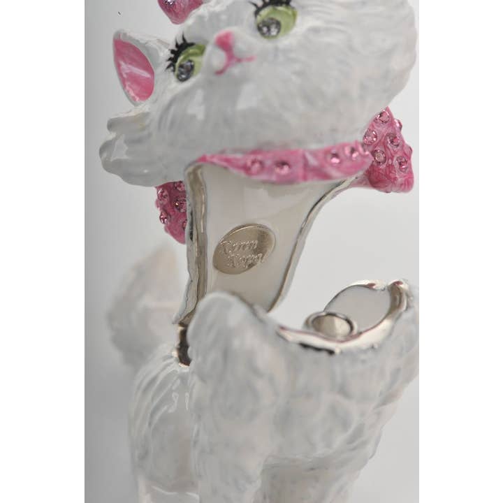 Furr-Baby Gifts - Wholesale Decorative Tabletop Object - White and Pink Cat7