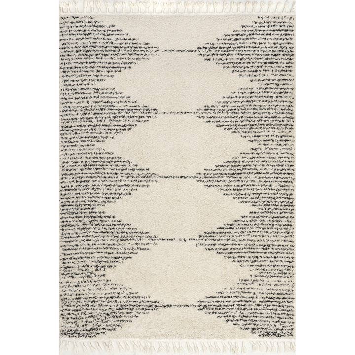 Bria Moroccan Shag Tasseled Area Rug for wholesale by nuLOOM