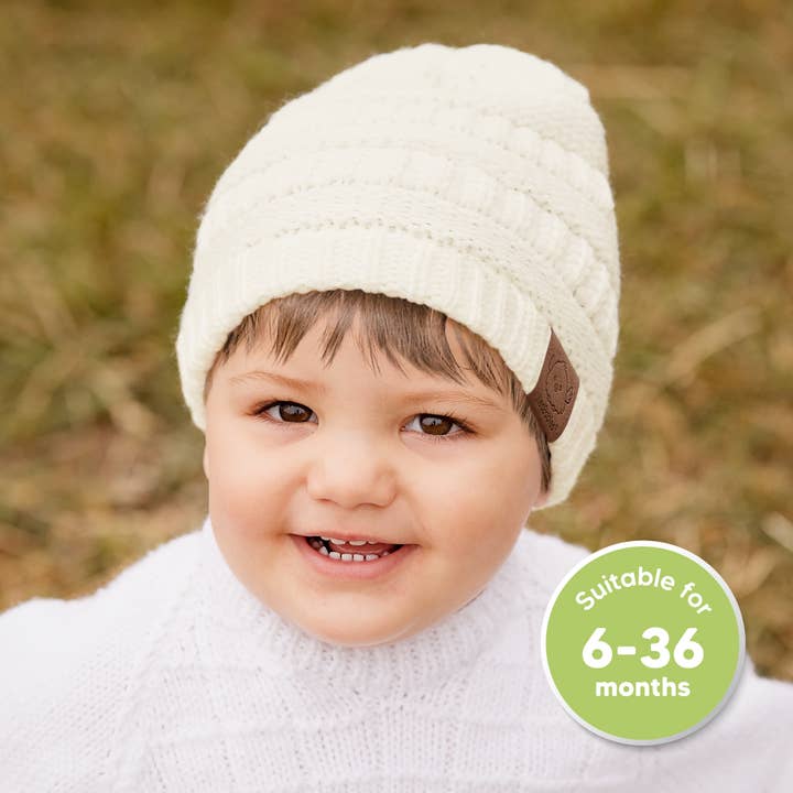 KeaBabies - Wholesale Newborn/Knit Hat - Baby - KeaBabies 3-Pack Warmzy Baby Beanies (Sweet Pea, M)