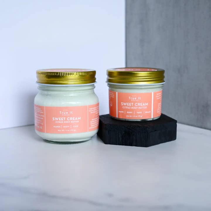 True It Naturals - Wholesale Body Balm/Butter - Whipped Body Butter - Citrus Cream | Hand & Body Lotion