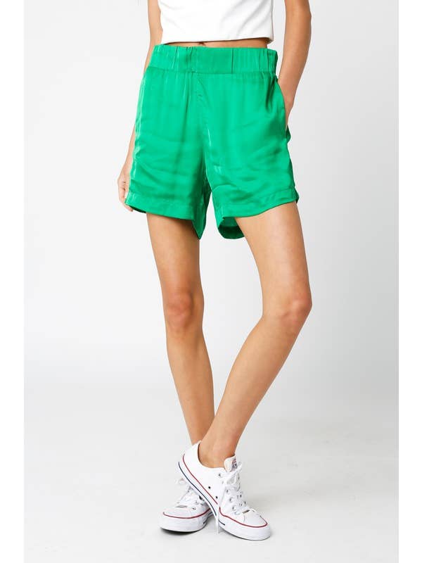 Olivaceous - Wholesale Shorts - Women's - Shiloh Satin Shorts9