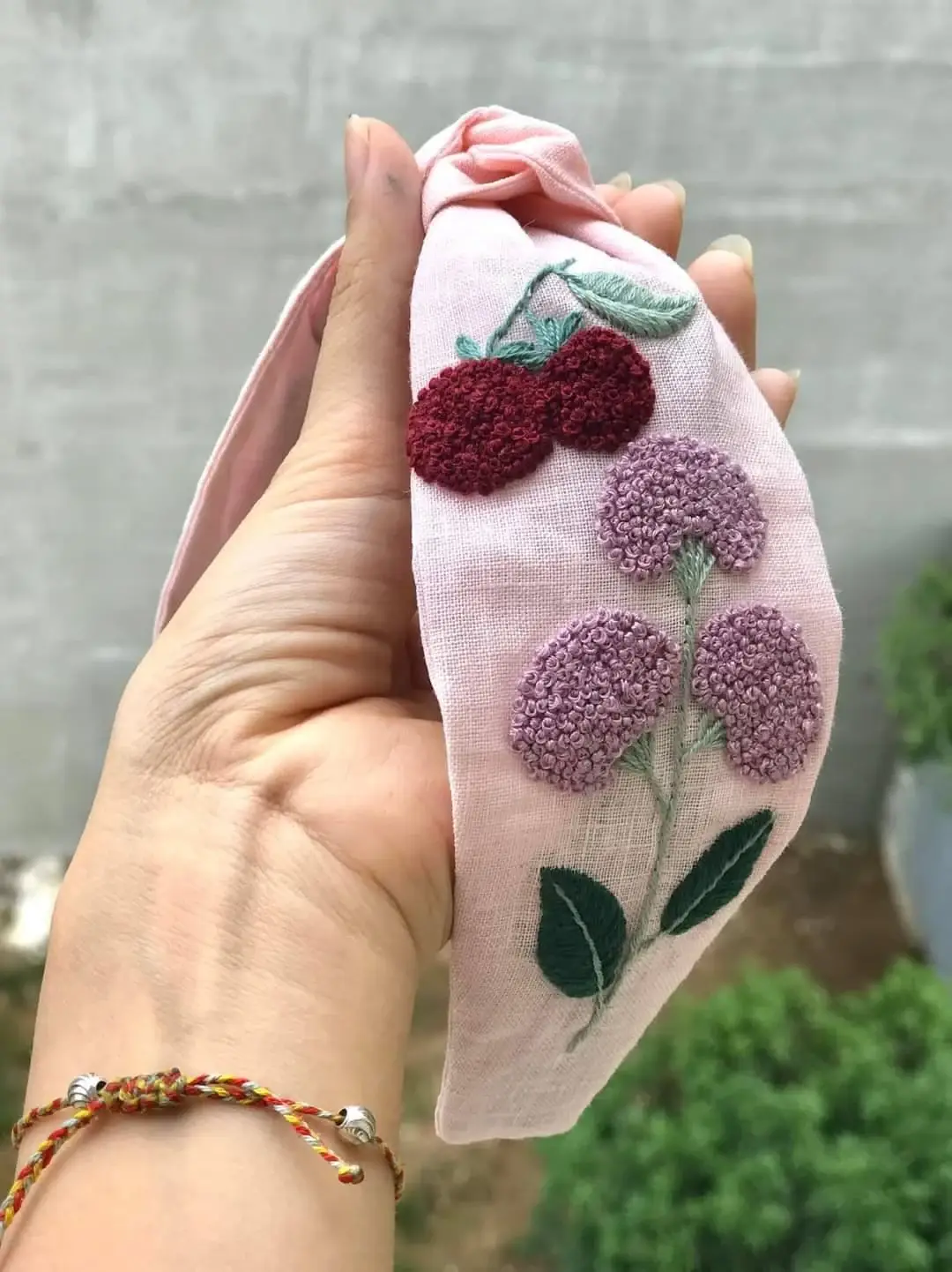 Quince Fables - Wholesale Fashion Headband - Women's - Floral Embroidered Linen Knot Turban, Collection Sofia ✅6