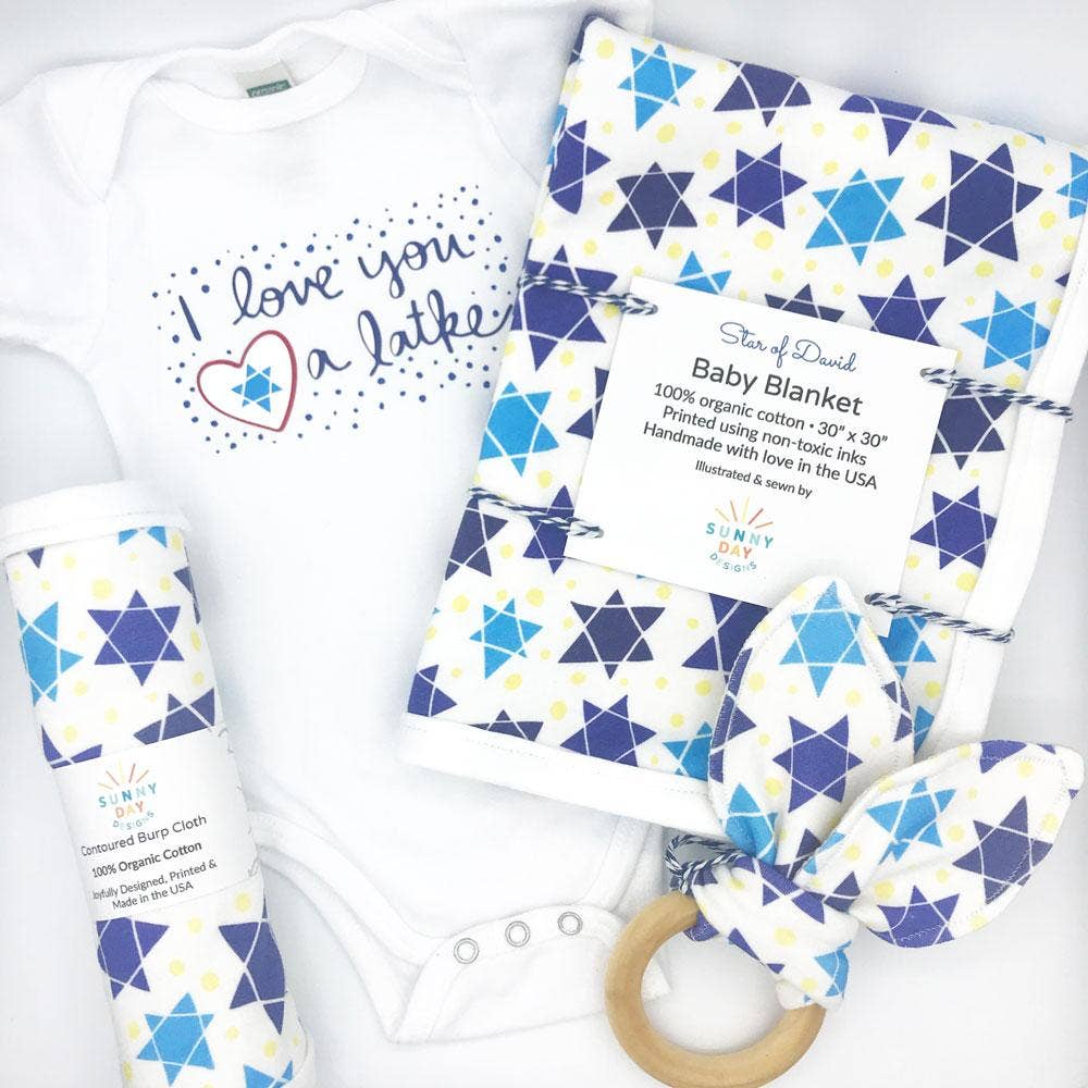 Sunny Day Designs – Großhandel Body (ohne Füße) – Baby – Love You A Latke Baby-Einteiler aus Bio-Baumwolle (1. Ordnung P-Pk)2