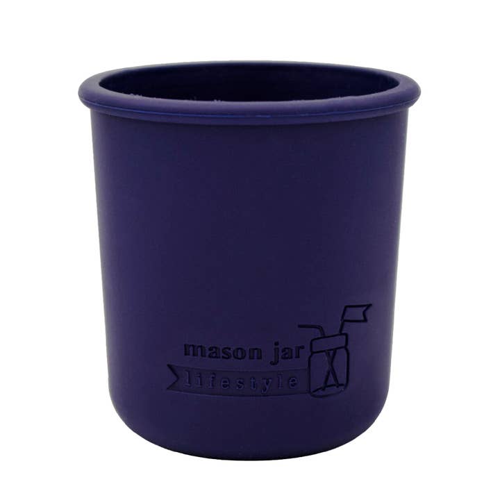 Mason Jar Lifestyle - Vente Housses de boisson - Manchon en silicone pour bocaux Mason d'une demi-pinte à bouche régulière de 8 oz28