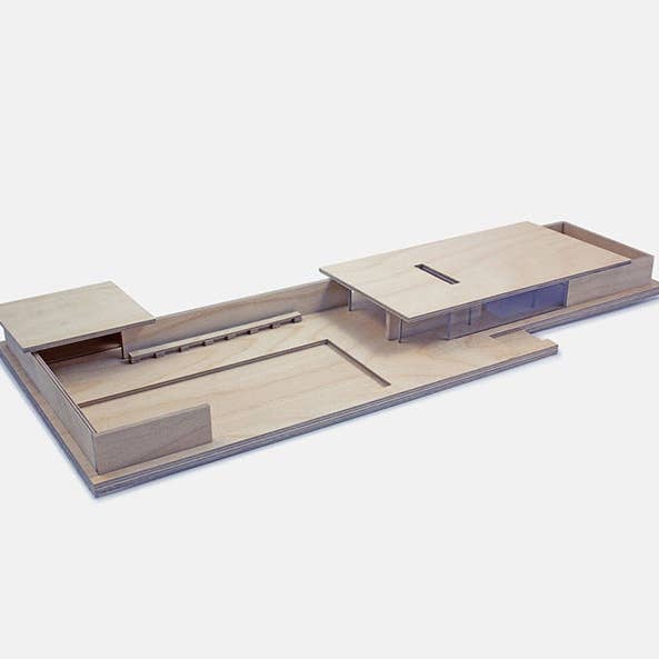 Beamalevich - Wholesale DIY Craft Kit - Barcelona Mies Pavilion Model 1:150