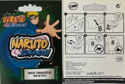 Catch the Patch – Emblema por atacado – Patch Termocolante - Logo Naruto Manga Anime1
