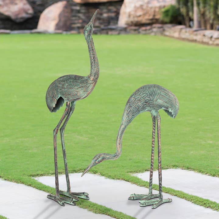 Foraging Cranes S/2 (36"H X 11 for wholesale by SPI Home