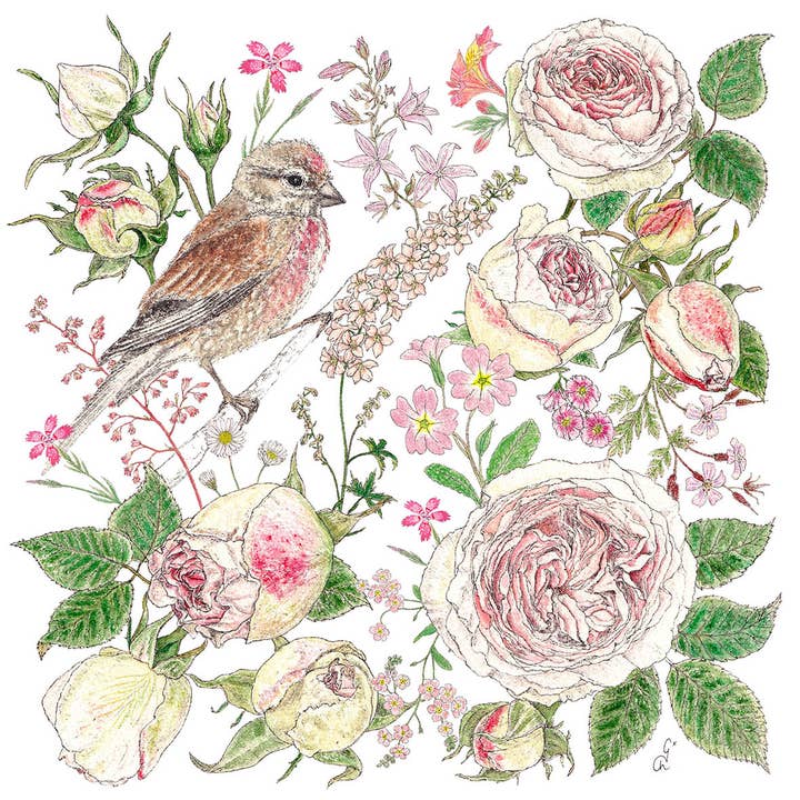 La Vie En Rose Napkin 33x33 for wholesale by ppd Paperproducts Design GmbH