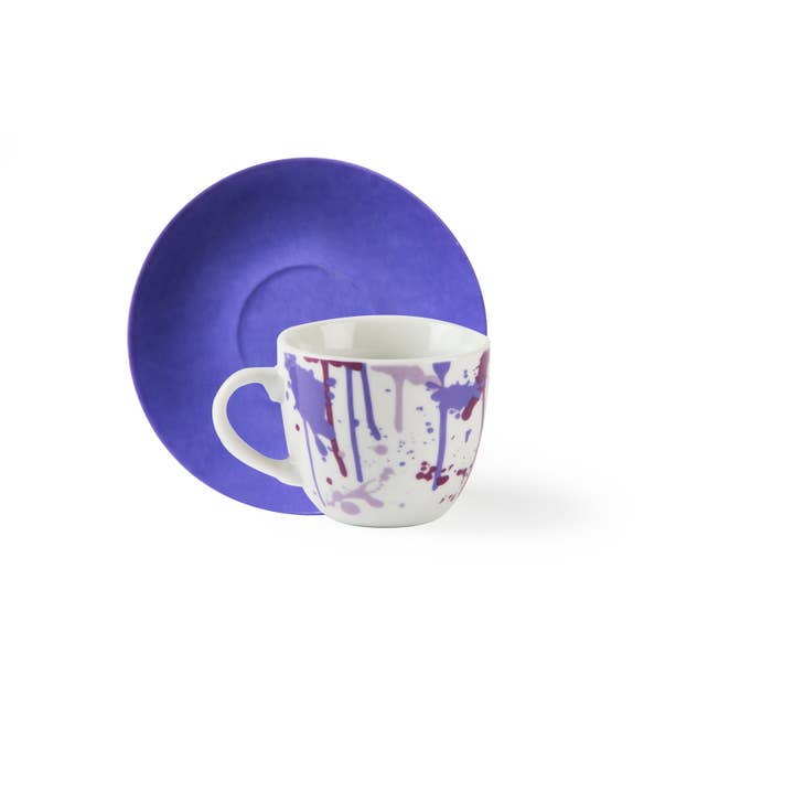 multicolour Set of 6 Dripping Coffee Cups for wholesale on Faire5