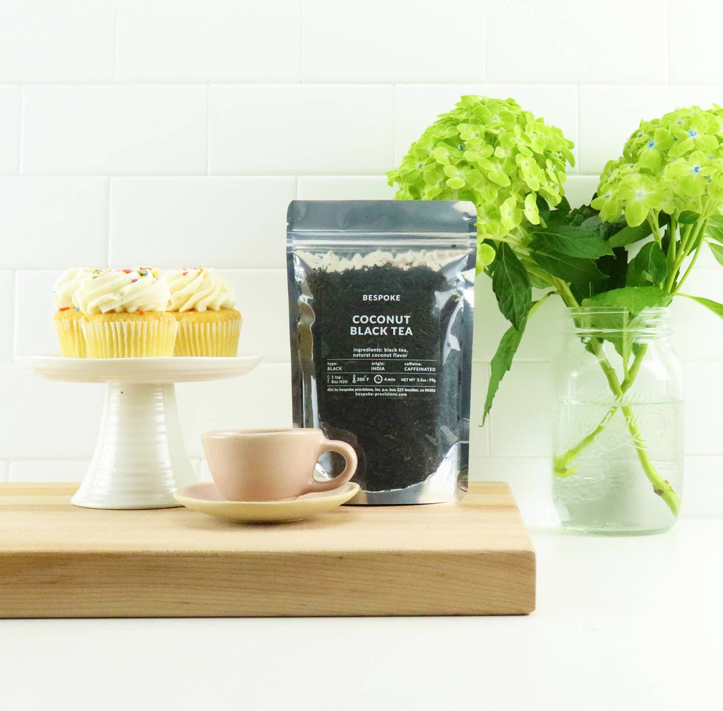 Bespoke Provisions - Wholesale Loose tea - Coconut Black Tea - Premium Loose Leaf - 3.5 oz 2