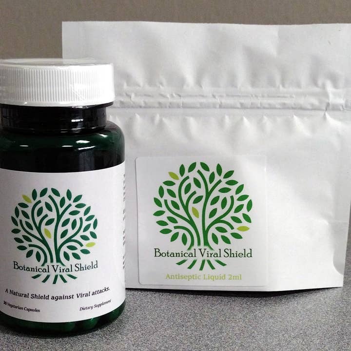 Botanical Viral Shield - Herpes/Shingles Treatment Duo - Capsules and Antiseptic for wholesale by Botanical Wellness