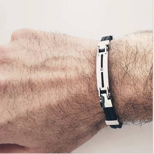 Bracciale Street Design Diamante Bianco incisione per la vendita all'ingrosso da parte di M di Martina