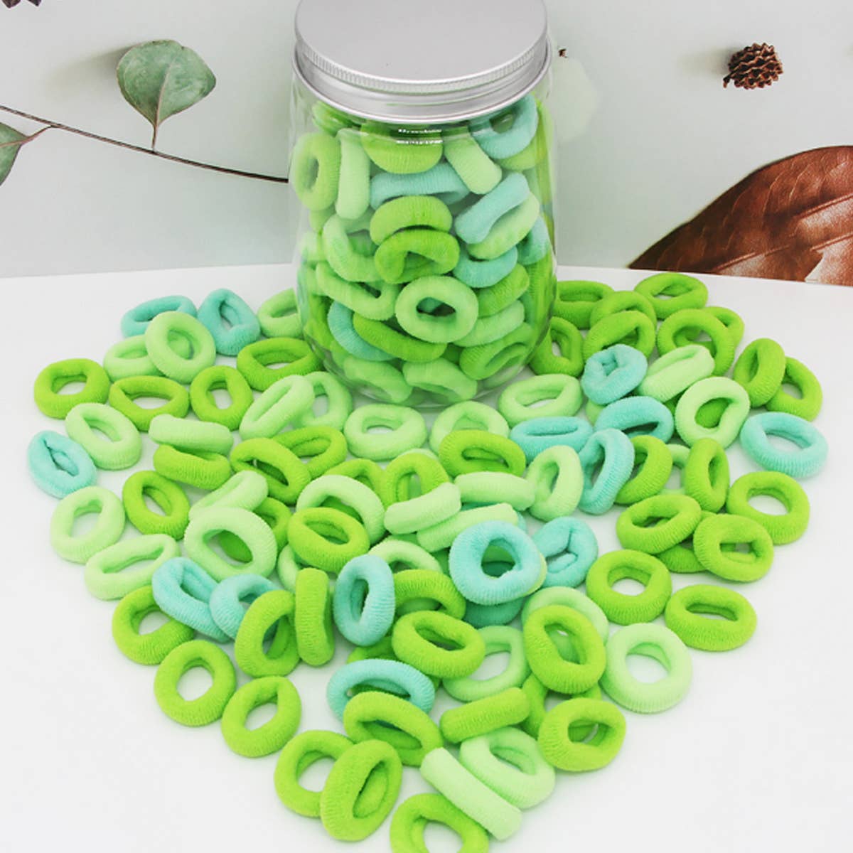 ACCITY - Wholesale Hair Tie - CHILDREN HIGH ELASTIC HAIR TIES(100PCS/BOX)_CWAHA05033