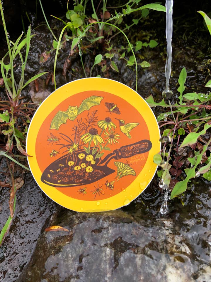 Gardener Sticker for wholesale by Solstice Handmade