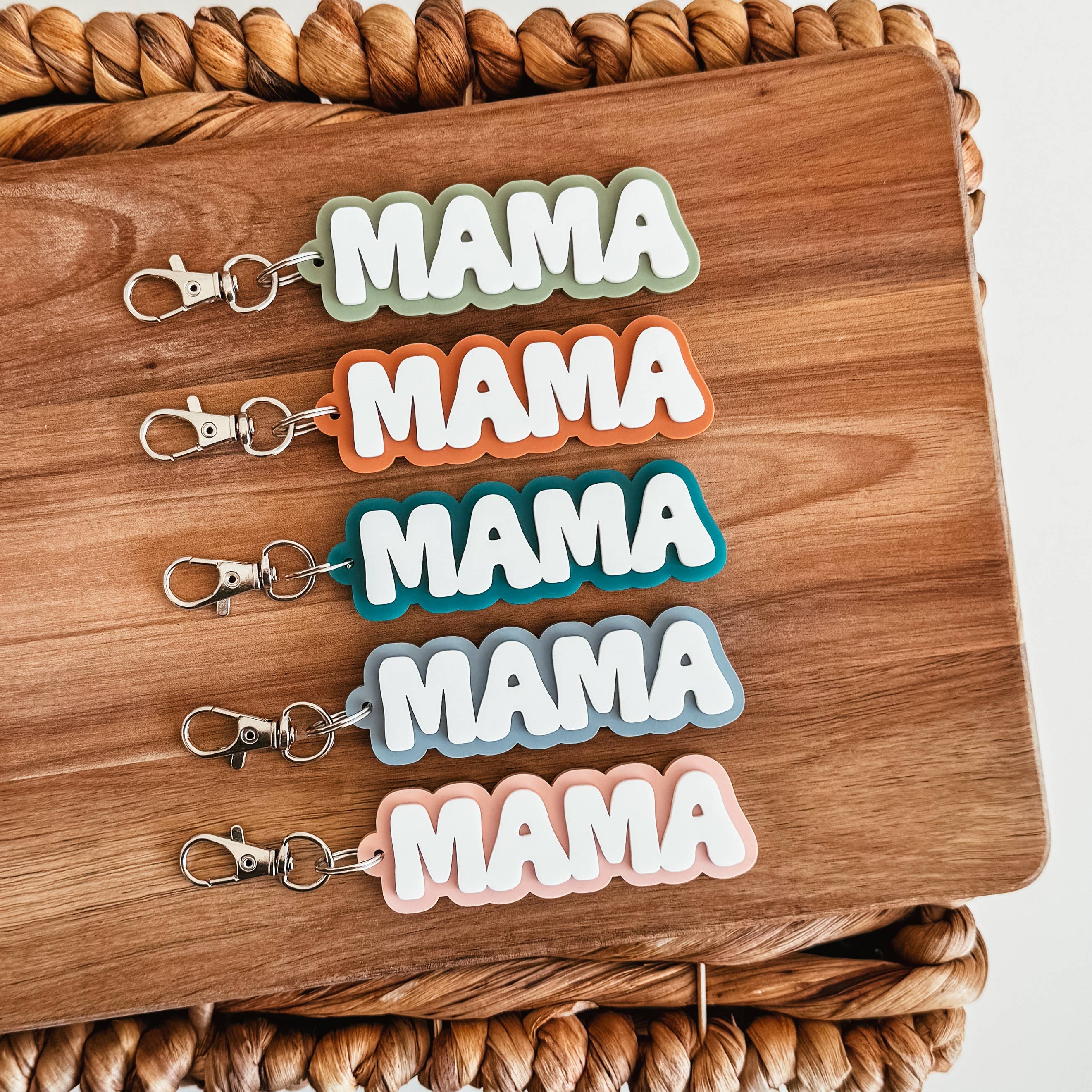 Knotty Design Co. - Wholesale Keychain - Women's - Mama 3D Acrylic Keychain5