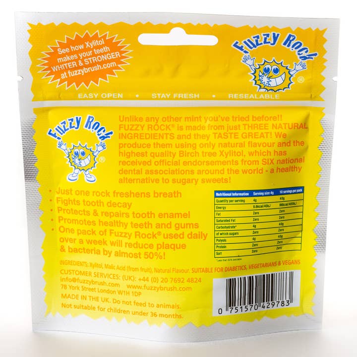 fuzzy brush , fuzzy rock – Pastilha elástica por atacado – Limão1