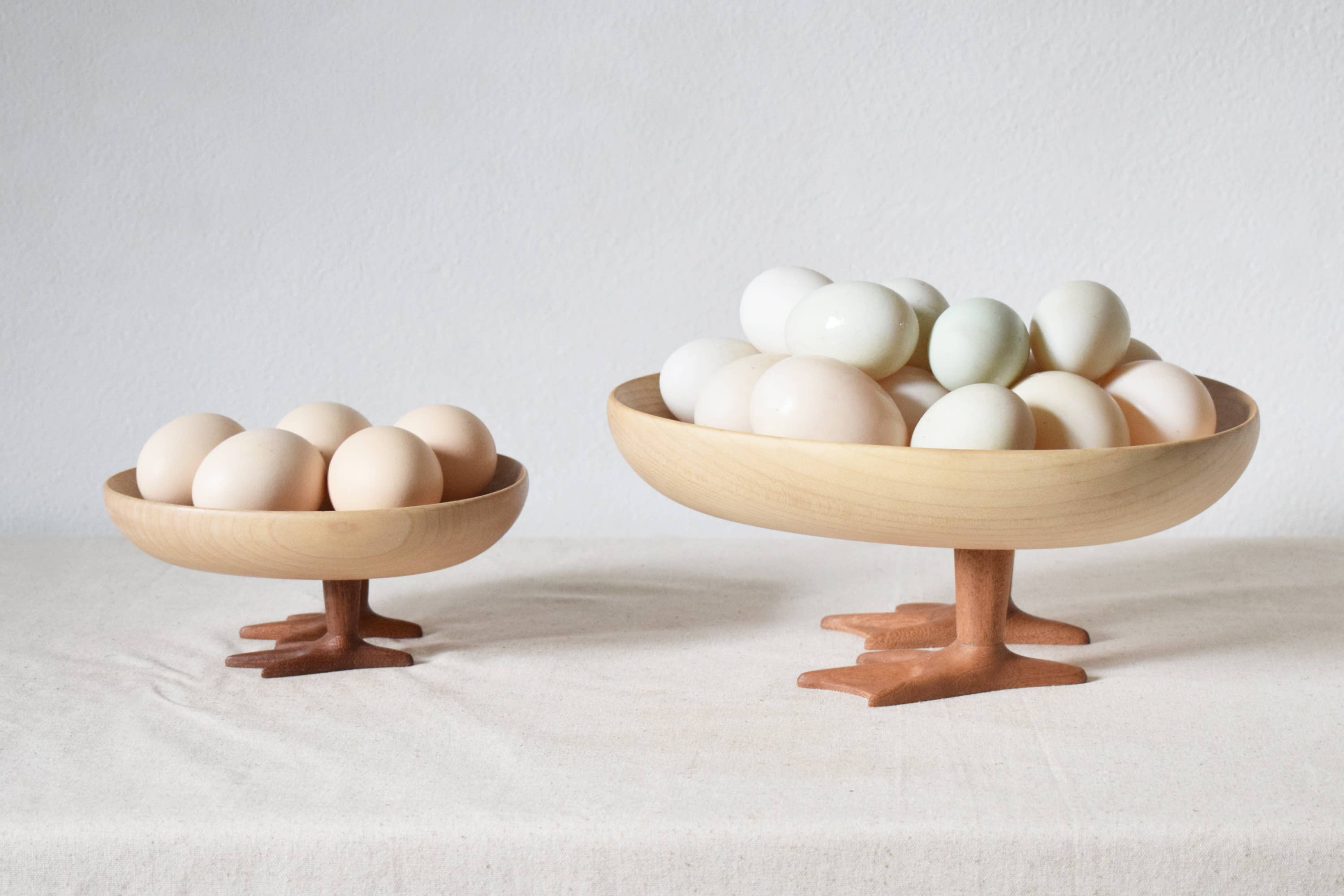 Senser Woodcraft – Engroshandel Pyntebakke – Walking Egg Tray - Håndlavet/Borddekoration8
