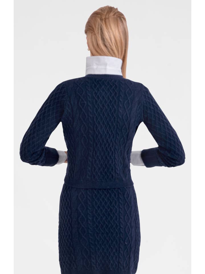 Gretchen Scott LLC - Wholesale Cardigan - Women's - Irish Knit Cardigan2