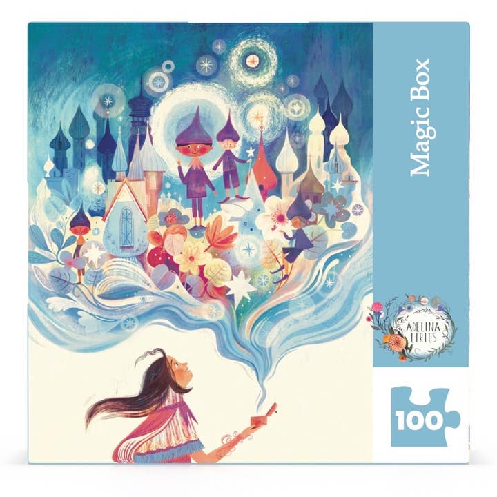 New York Puzzle Company - Wholesale Puzzle - Adult - Magic Box Mini - 100 Piece Mini Puzzle1