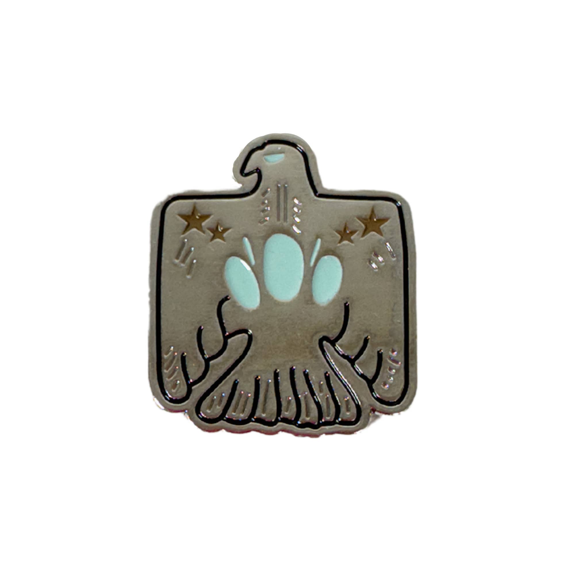 Silver Sturdy Magnetic Bird Pin - Style Fenix for wholesale on Faire