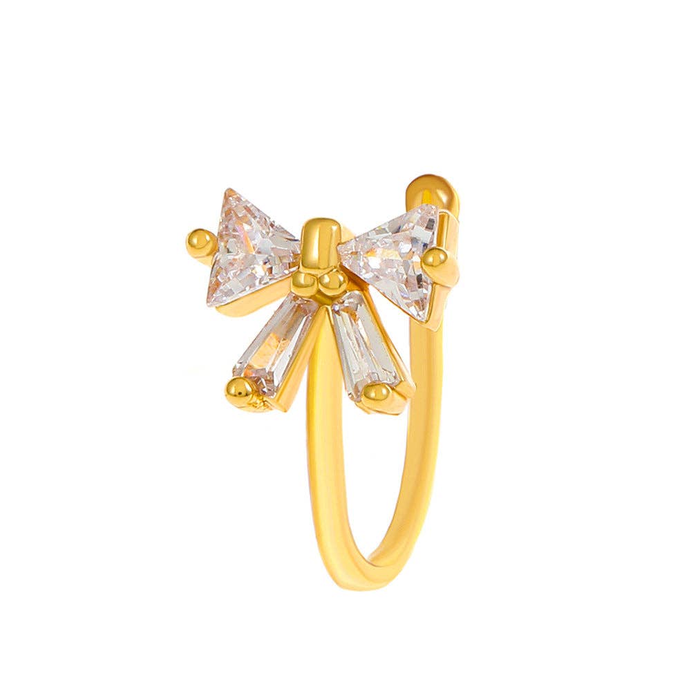 SALINA TRADING INC - Wholesale Neusring - U-vorm Ster Hart Kroon Niet-piercing Neusring20