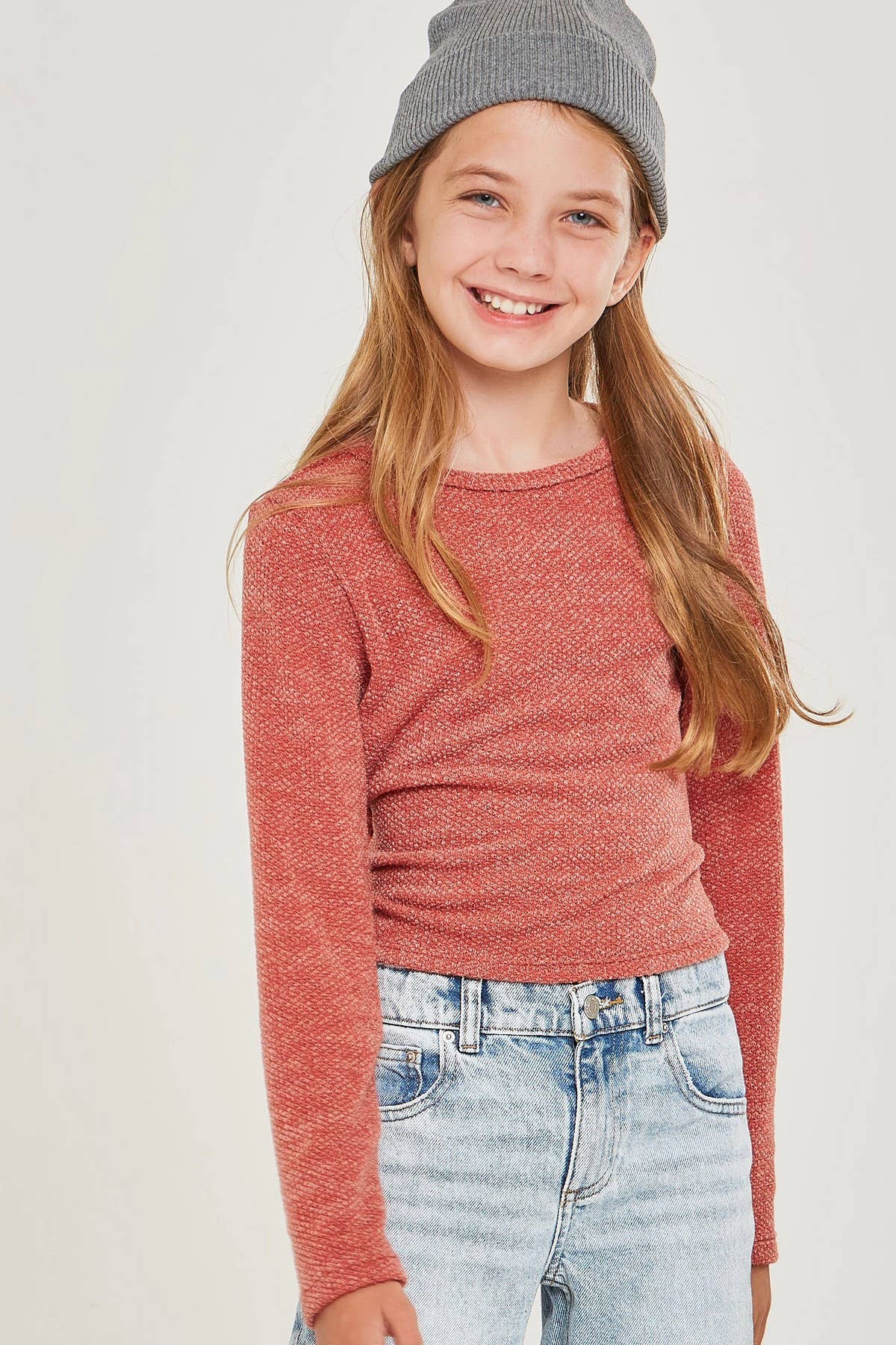 Good Girl - Vendita all'ingrosso Maglione tricot - Bambini - Maglione lavorato a maglia grossa con laccetti aperti sul retro8