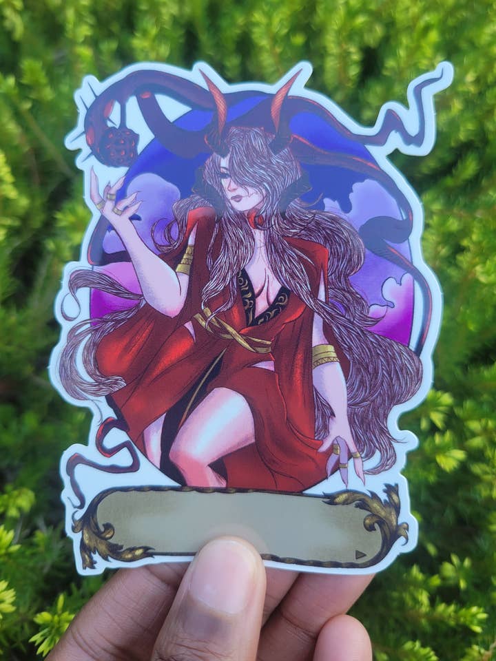 Dämon || 4" Aufkleber für den Großhandel von Add's Atelier