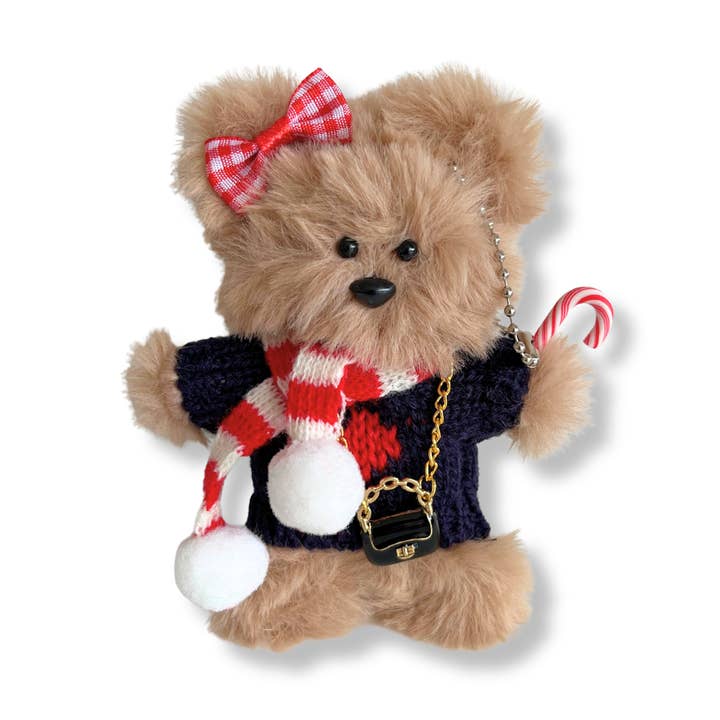 HOLIDAY GIRL BEAR DIY KEYCHAIN KIT for wholesale by MODEUN SHOP