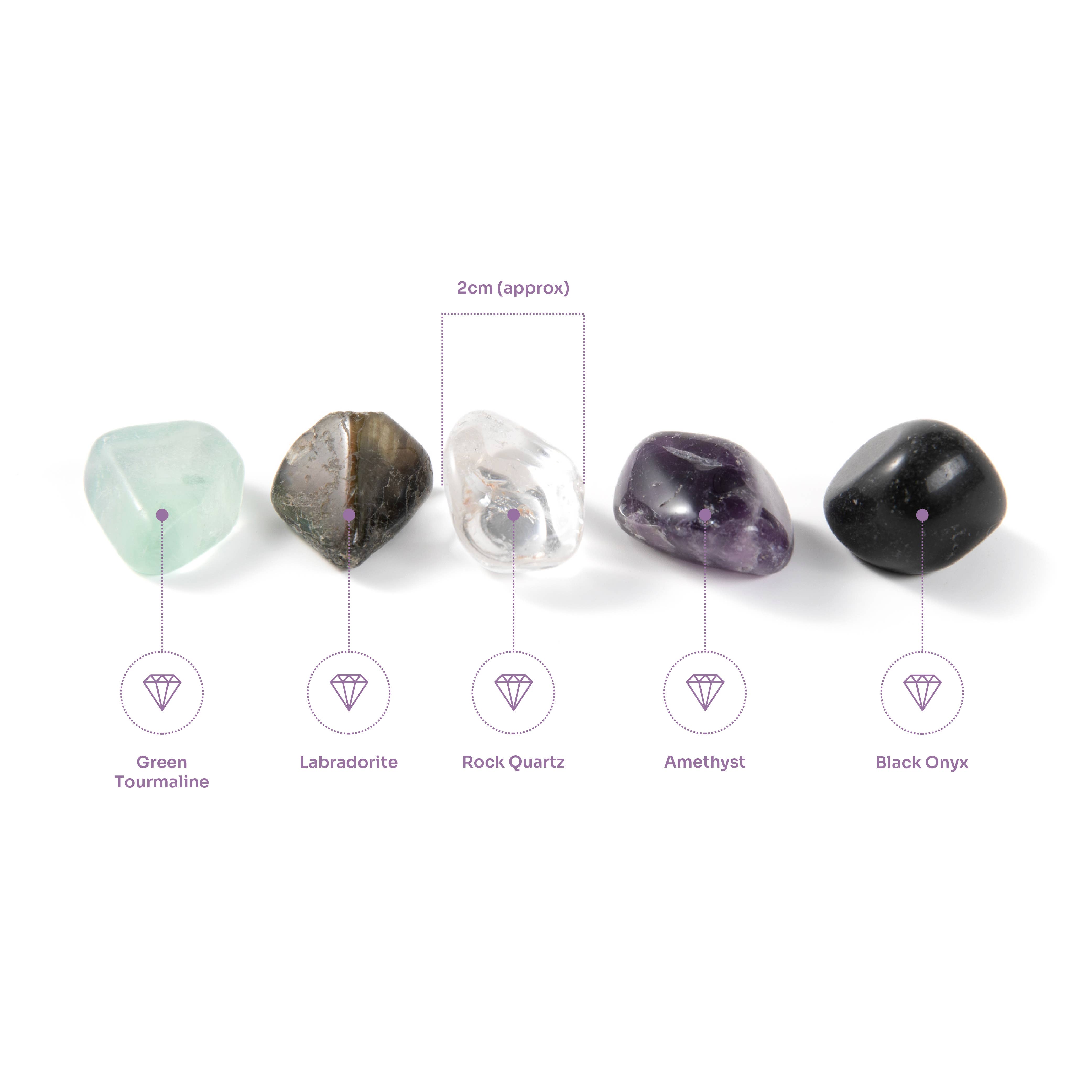 Myga - Wholesale Spiritual Stone/Crystal - Myga Wellbeing Crystal Collection - Display 24 Units12