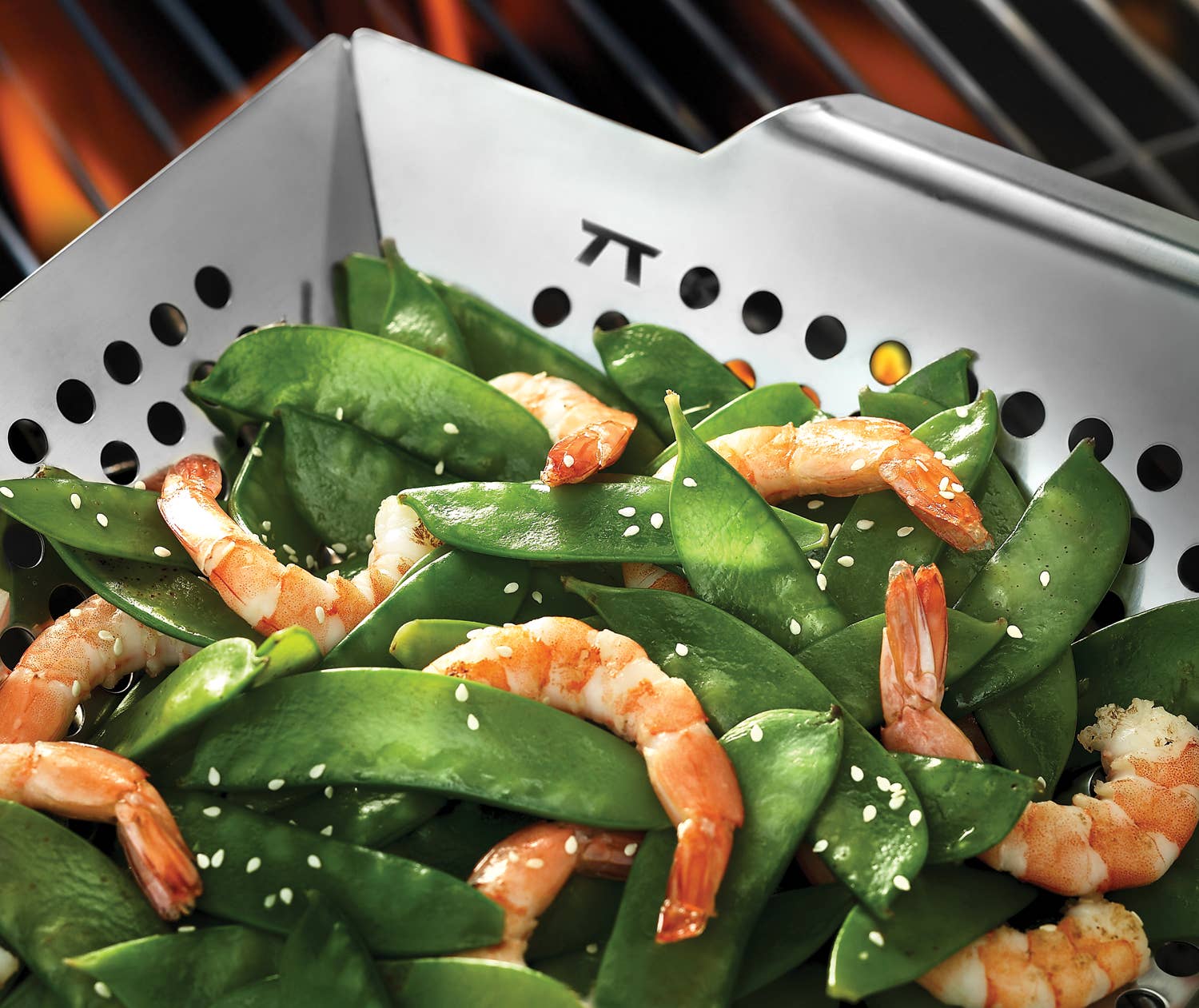 Fox Run Brands – Engroshandel Grillpande/grillovn – Outset firkantet grillwok, rustfrit stål, 12" x 12"1