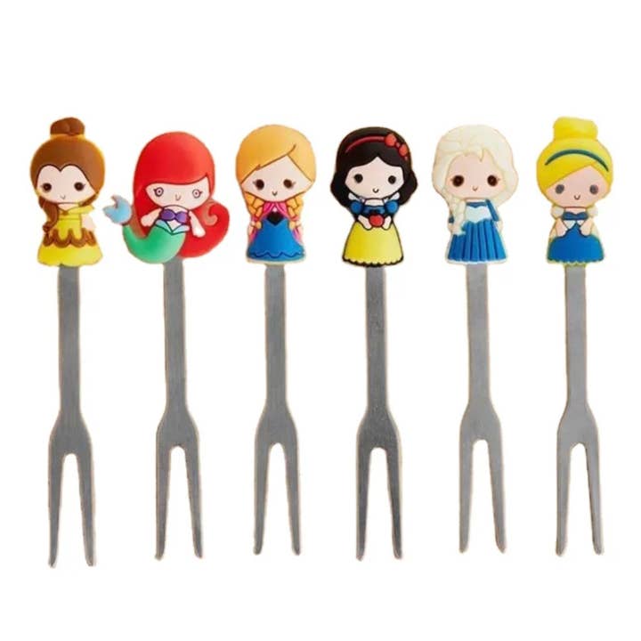 Mum Made Yum - Wholesale Kitchen Tool/Gadget - Food Picks/ Forks - Princess (6 Pieces)0