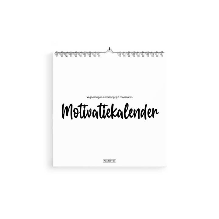 Fabrikten - Wholesale Calendar - Motivation birthday calendar 21x21cm