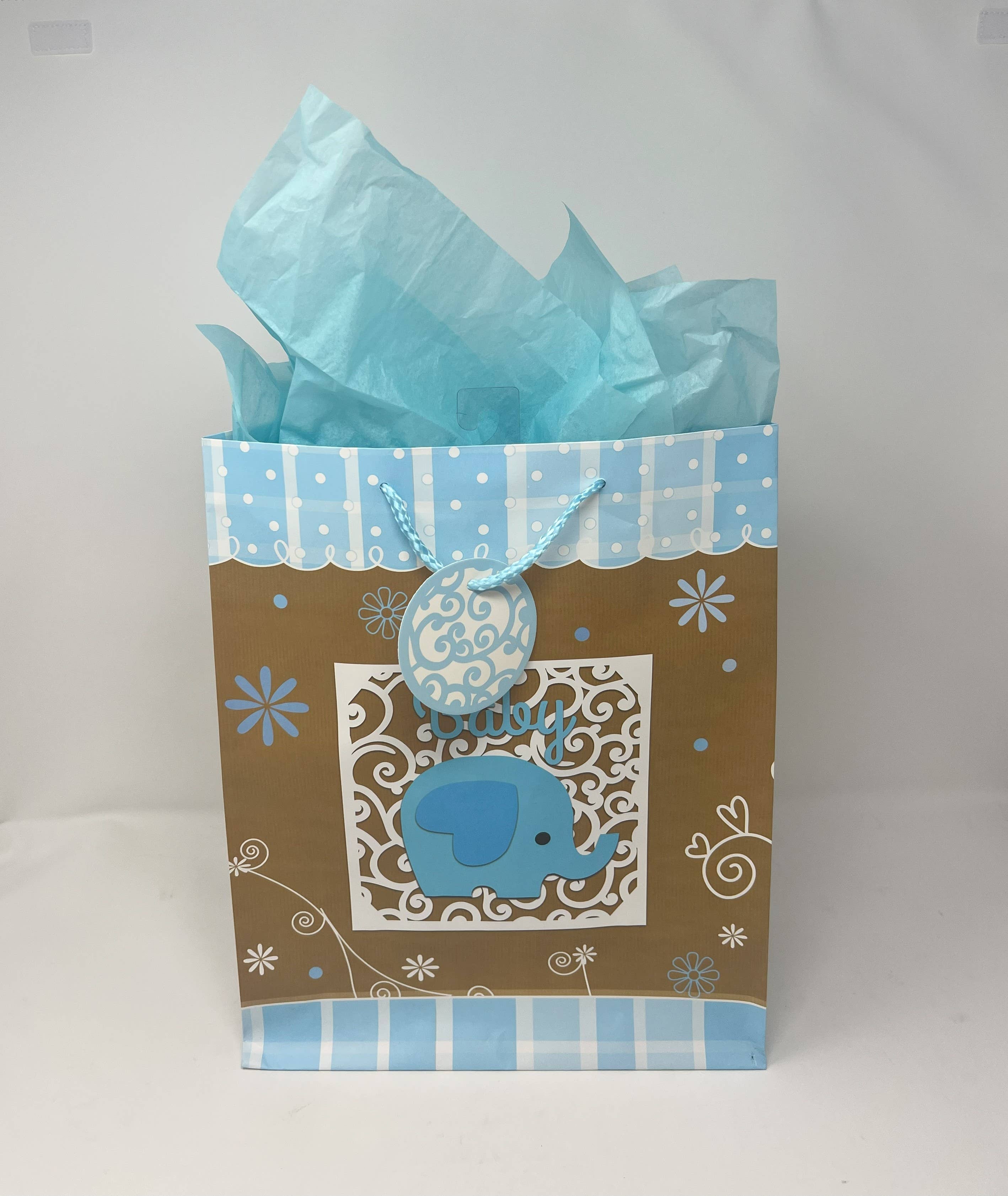 USA HomeMax - Wholesale Gift Bag - Baby Matt Gift Bags with Tissue Paper1