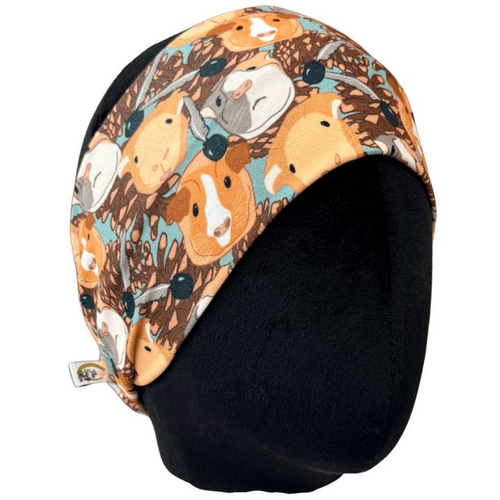 Calligraphie Pomme de pin Cochons d'Inde Bandeau extensible aléatoire pour la vente par The Sassy Olive Handmade Headbands