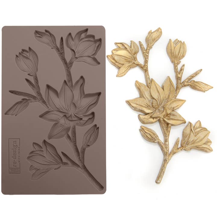 Redesign With Prima Décor Moulds - Forest Flora 5"x8" 8mm for wholesale by Redesign with Prima