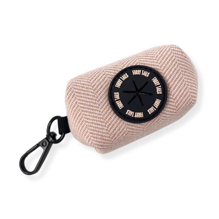 Kotbeutelhalter — Tweed — Pfirsiche für den Großhandel von Furry Tails